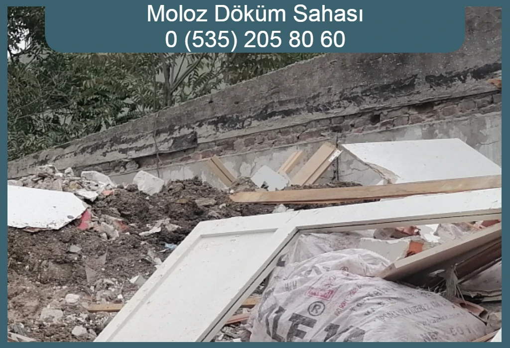İstanbul’da moloz döküm sahası, inşaat atıkları ve hafriyatların boşaltıldığı alan.